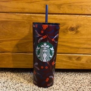 Starbucks Metal Holiday 2020 Red Berry Tumbler!